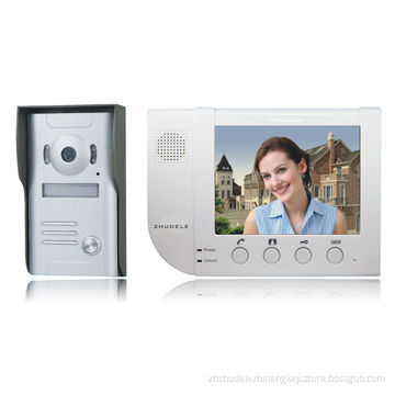 8.3-inch Mirror Design Color Video Door Phone, Rainproof and Anti-riot Outdoor Unit